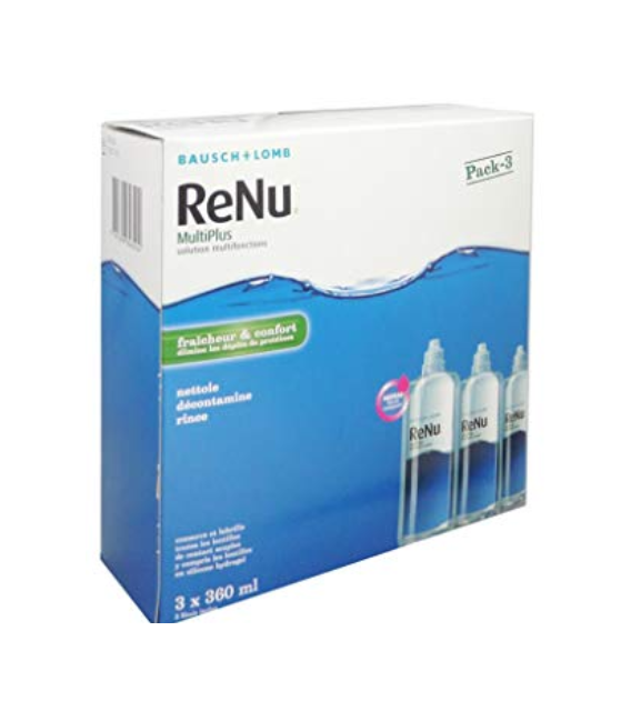 Pack de 3 Renu Multiplus 360ML