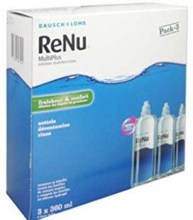 Pack de 3 Renu Multiplus 360ML