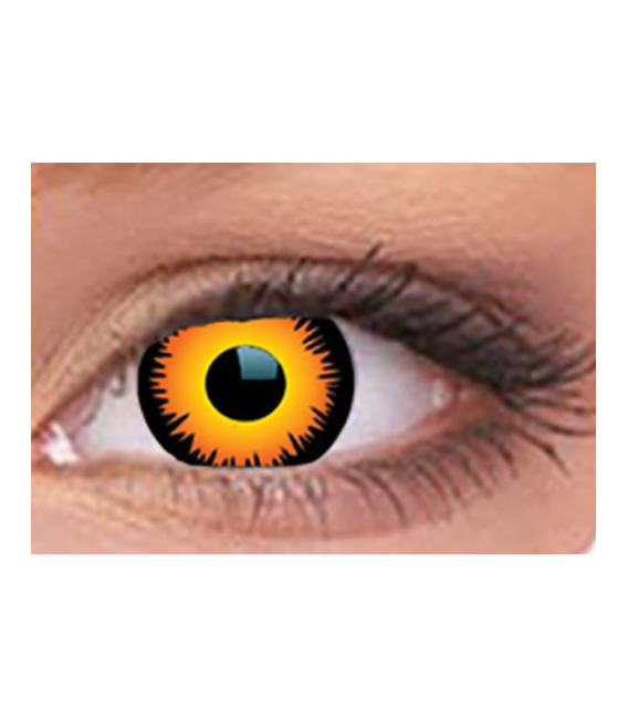 CRAZY LENS 1-DAY ORANGE WEREWOLF